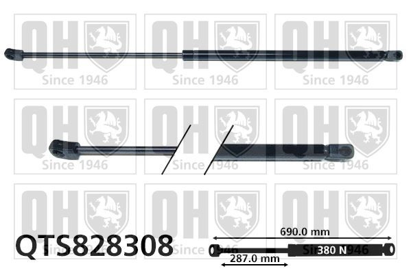 Amortecedor da capota Volkswagen Passat CC B7 358